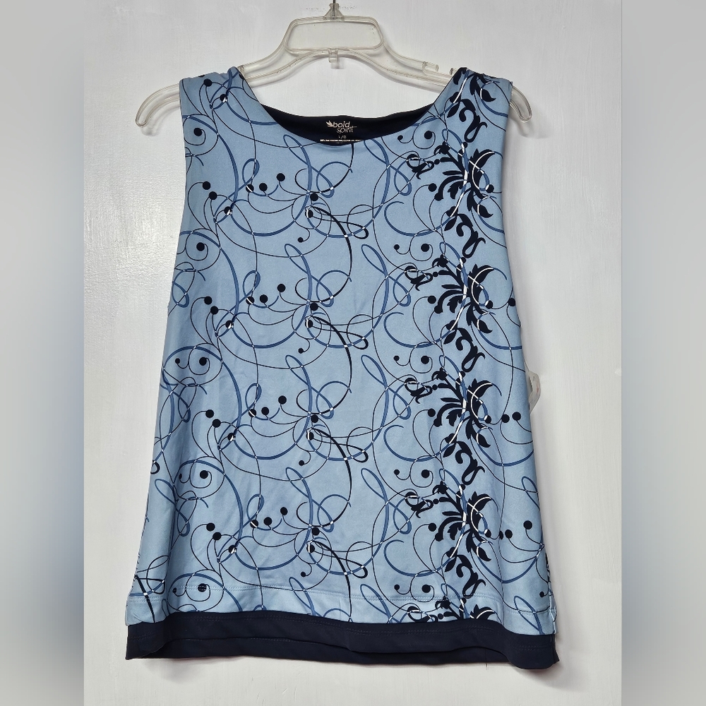 Nwt Bold spirit tank top with built in sports bra size Large